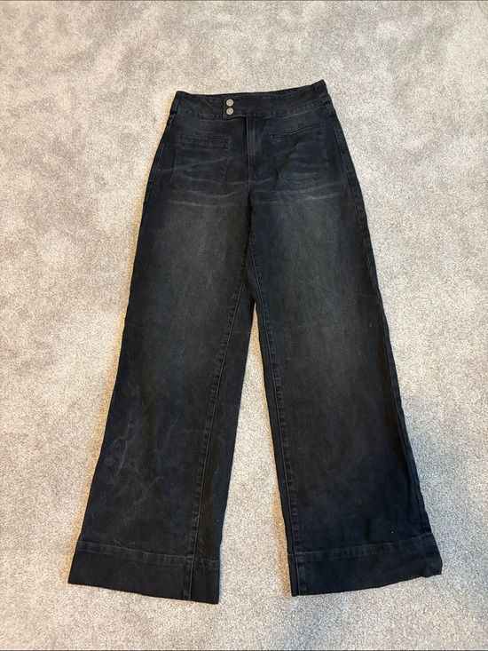 Habitual Denim - Habitual Black Wide-Leg High-Rise Jeans